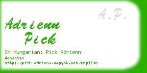 adrienn pick business card
